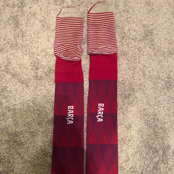 2023-24 Barca Soccer Home OTC Socks (Large) - Picture 1 of 4